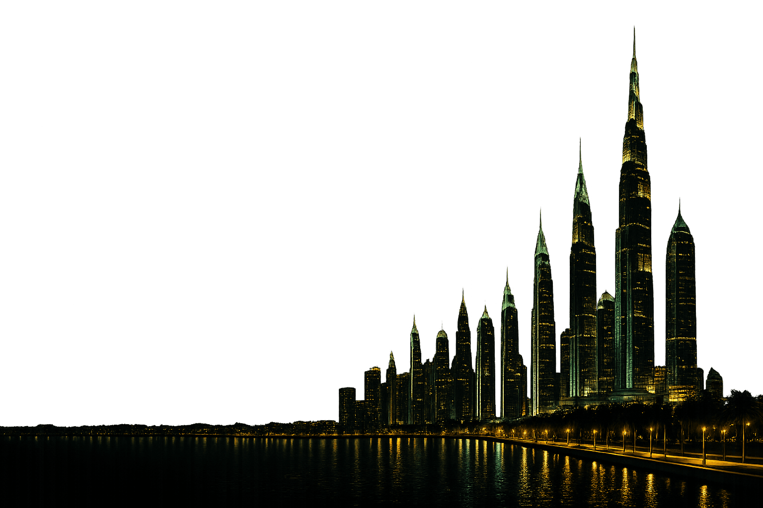 Image of skyline and cooastal line